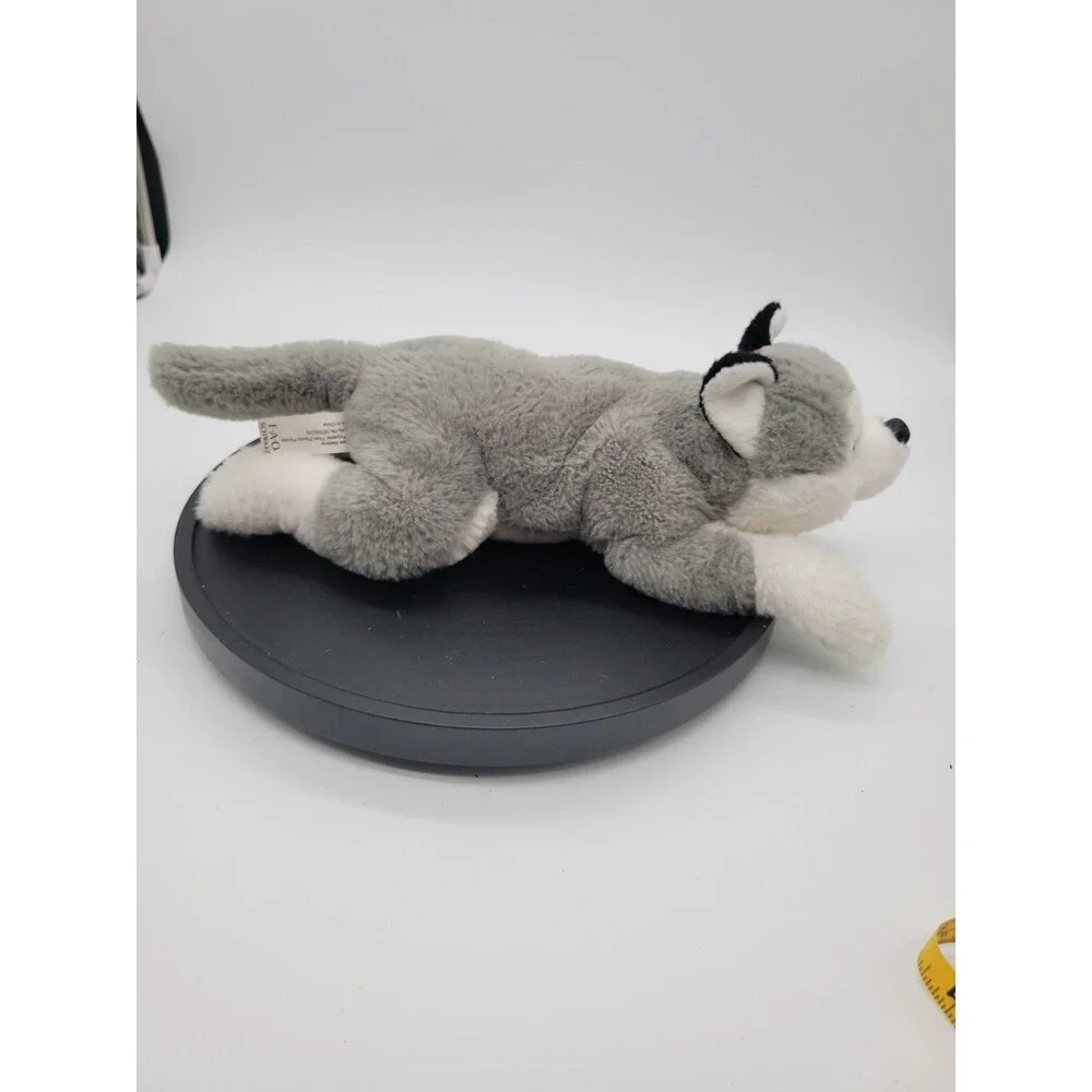 FAO Schwarz Plush Husky Wolf Dog 14